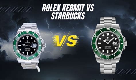 rolex kermit precio|rolex kermit vs starbucks.